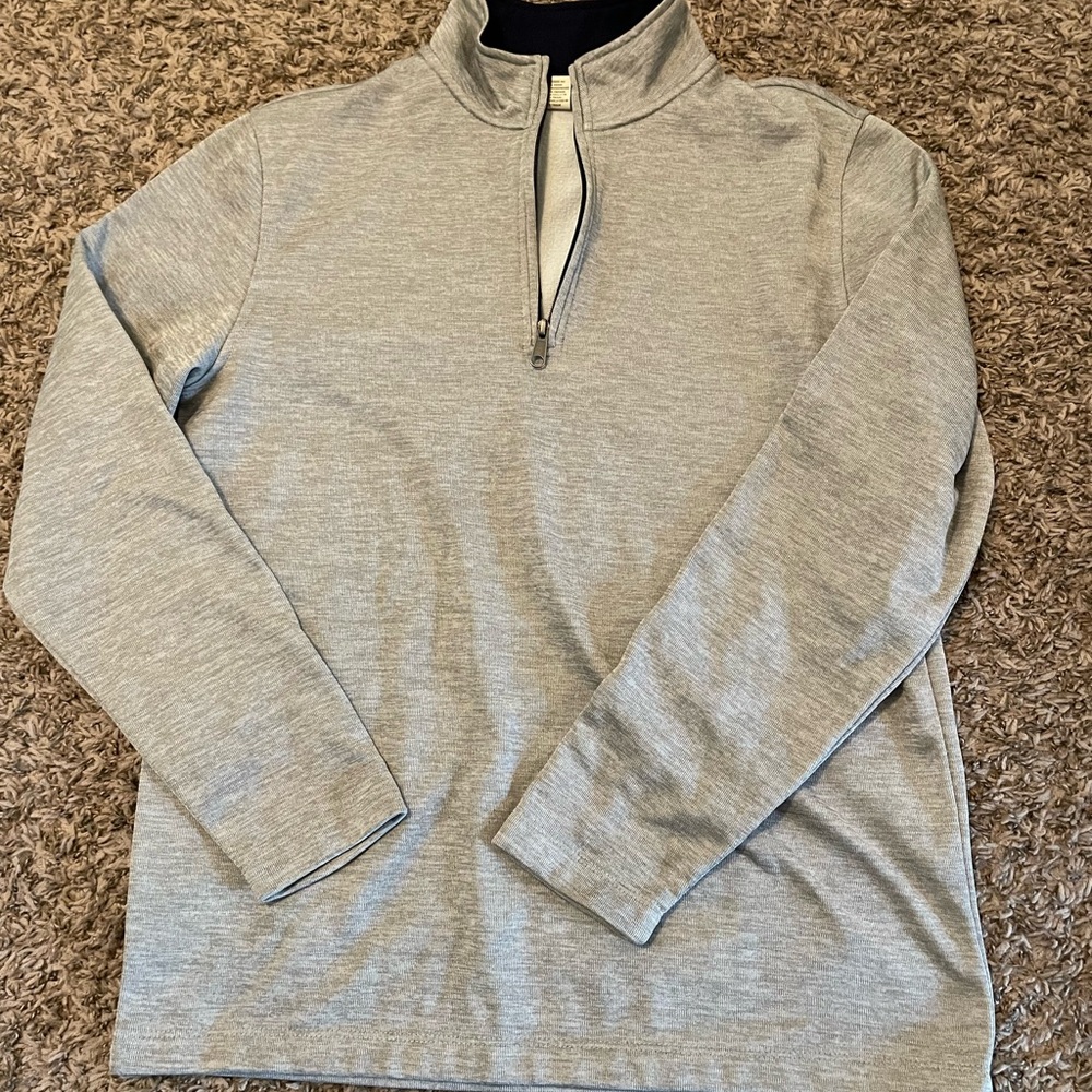 Men's Gray Quarter-Zip Pullover